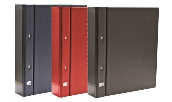 Schutzkassette für A4-Album "Classic" dunkelblau, rot, schwarz