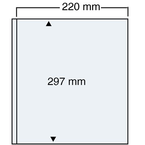 A4 Blattschutzhüllen, transparent Nr. 450, 10 Blatt