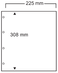 A4 Blattschutzhüllen, transparent Nr. 459, 10 Blatt